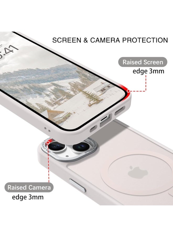 ACLIX Magnetic Case for iPhone 11 Pro Max 6.5-Inch Compatible with MagSafe, Translucent Matte Back Slim Shockproof Phone Cover (Natural Titanium) - Image 5